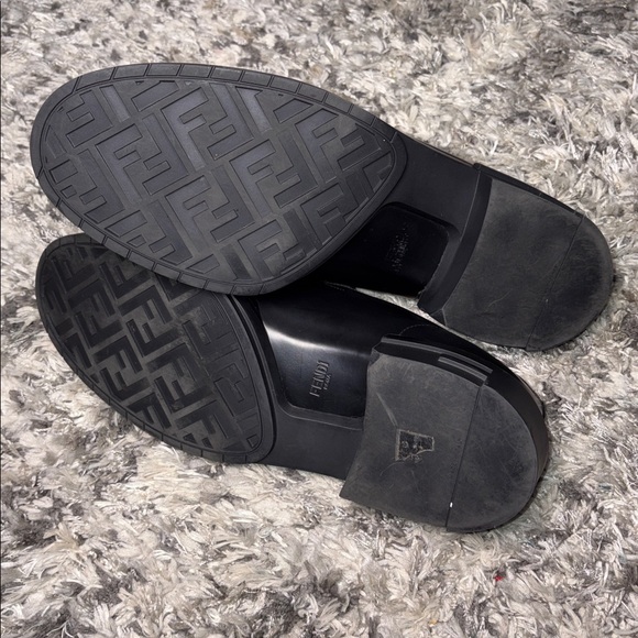 FENDI Frame Leather Loafer Size 12 - Picture 11 of 16